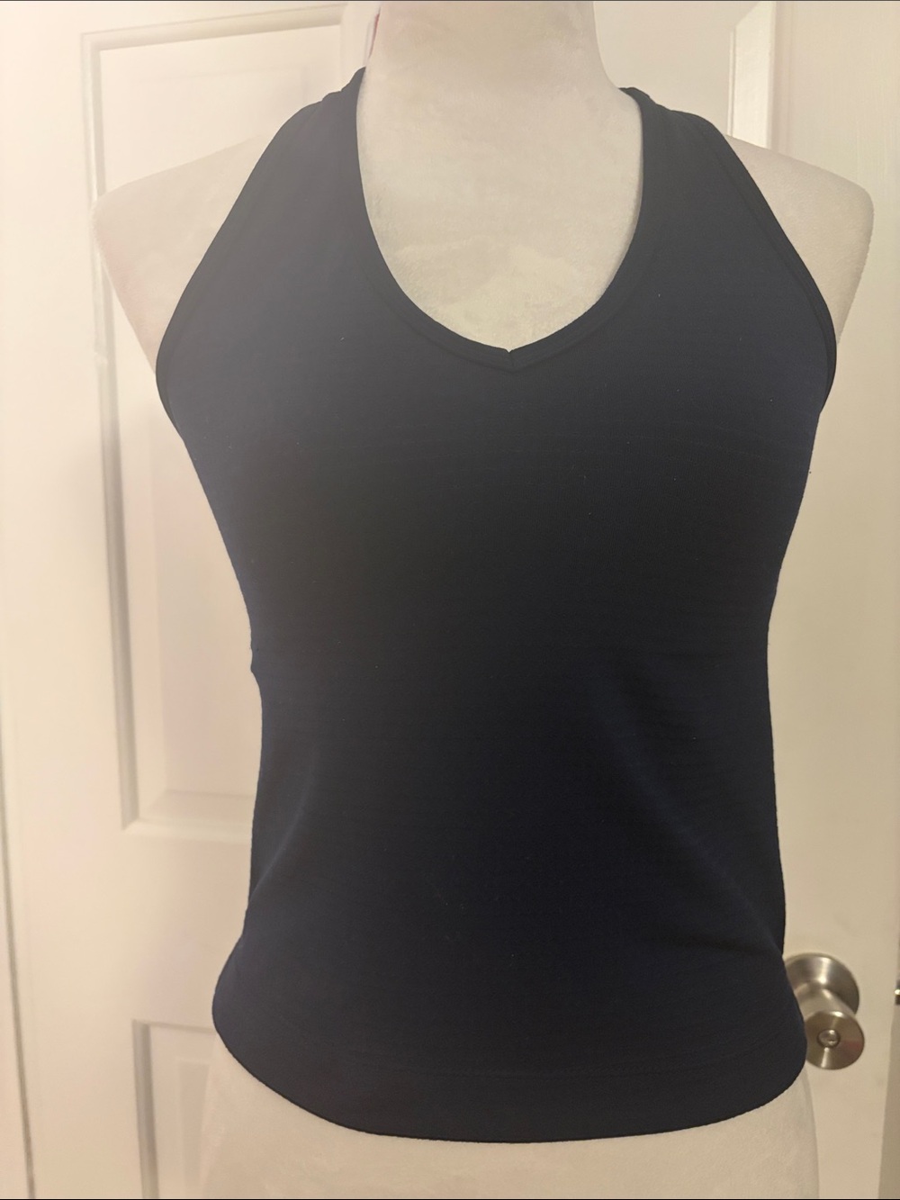 Black NIKE Racerback V-Neck Tank Top